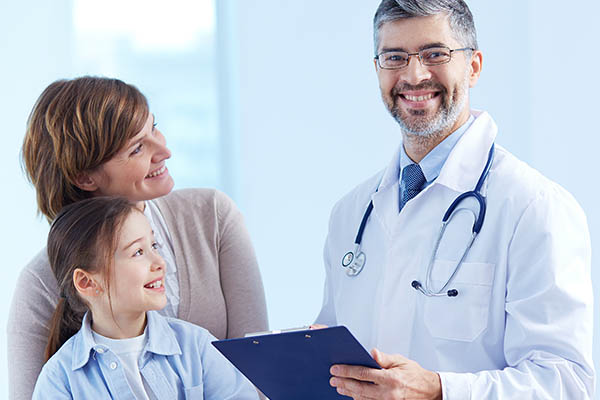 doctor with patients