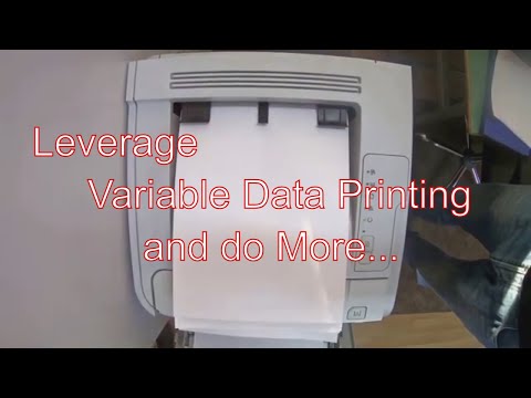 Personalize Variable Data Printing for Business Documents